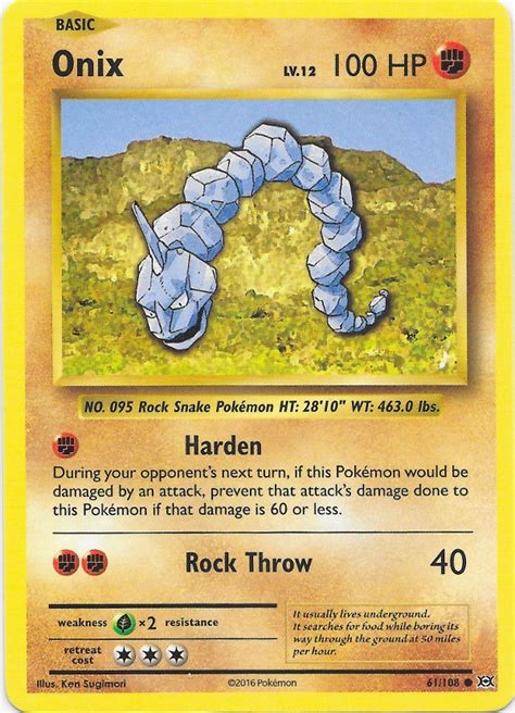onyx pokemon card.